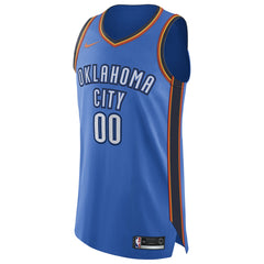 Oklahoma City Thunder Authentic Custom Jersey Blue - Icon Edition