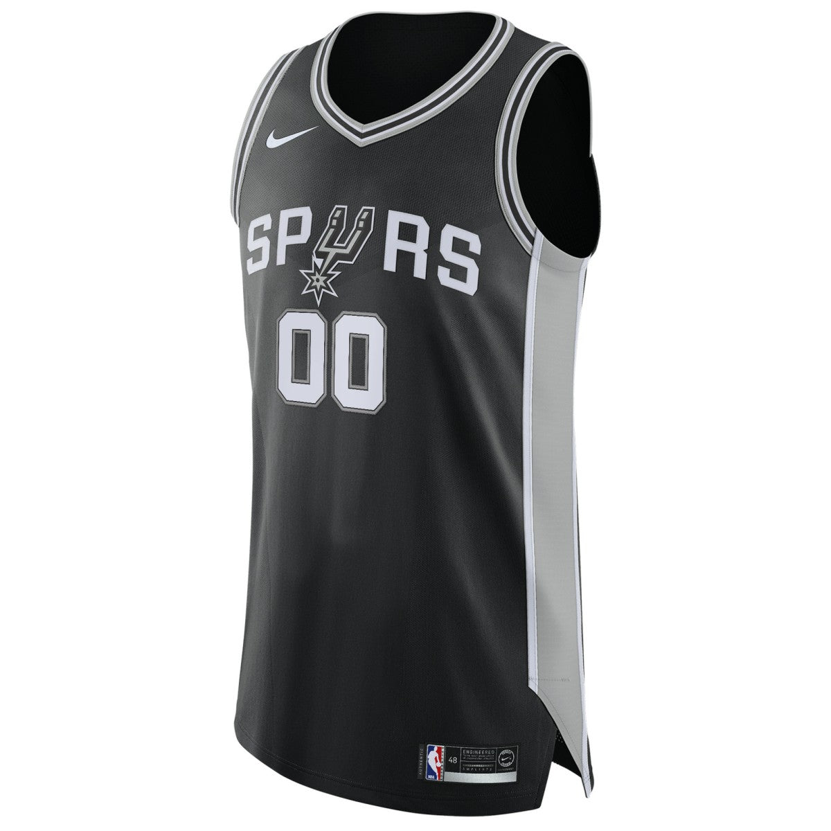San Antonio Spurs Authentic Custom Jersey Black - Icon Edition