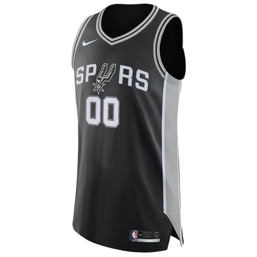 San Antonio Spurs Authentic Custom Jersey Black - Icon Edition