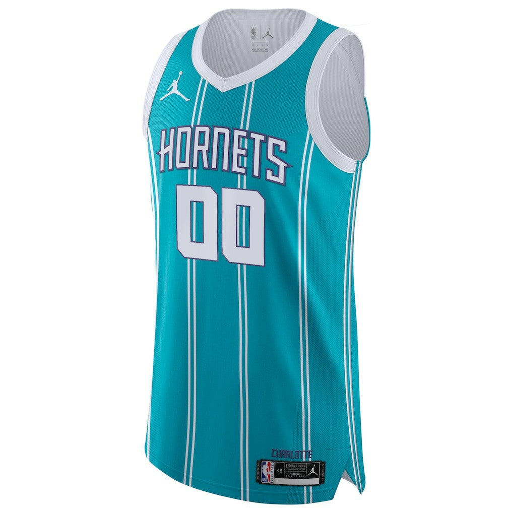 Charlotte Hornets Jordan Brand 2020/21 Authentic Custom Jersey Teal - Icon Edition online