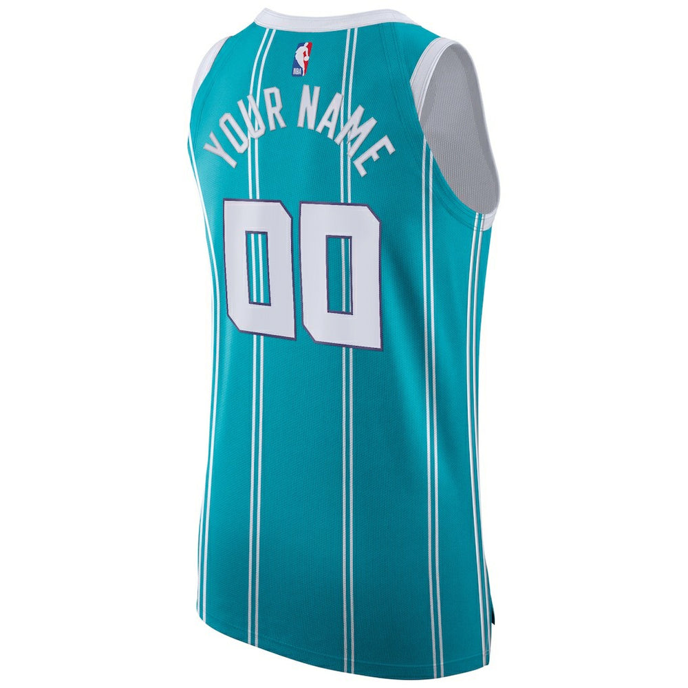 Charlotte Hornets Jordan Brand 2020/21 Authentic Custom Jersey Teal - Icon Edition online