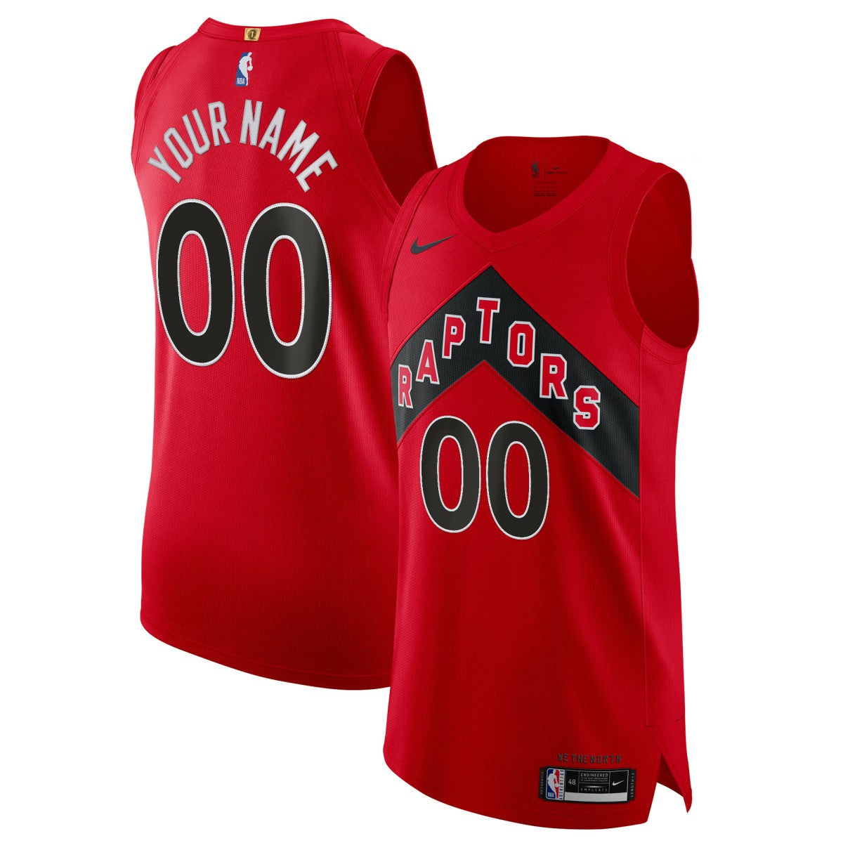 Toronto Raptors 2020/21 Authentic Custom Jersey Red - Icon Edition