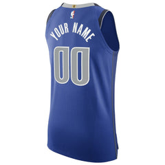 Dallas Mavericks 2020/21 Authentic Custom Jersey Royal sale - Icon Edition
