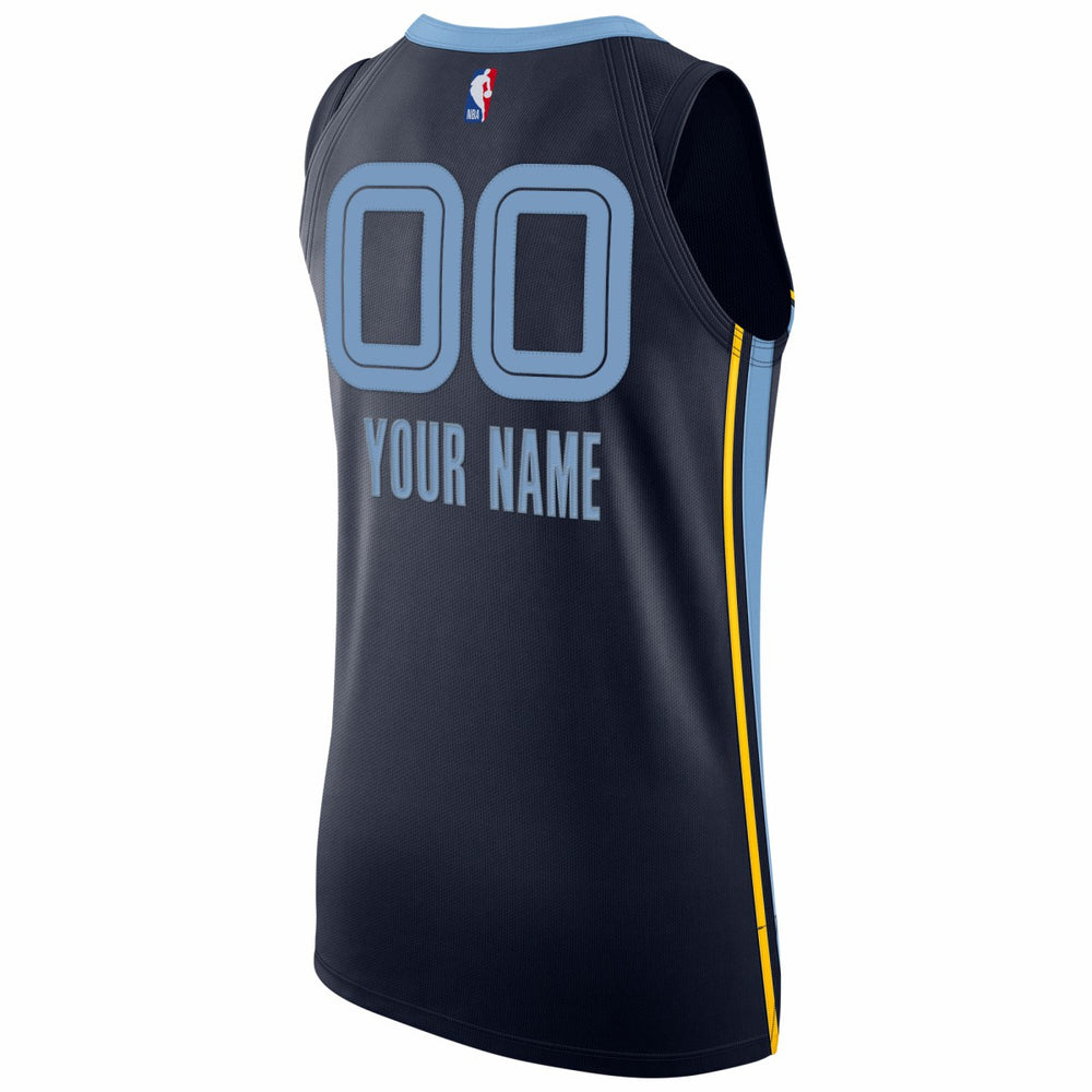 Memphis Grizzlies 2020/21 Authentic Custom Jersey Navy - Icon Edition