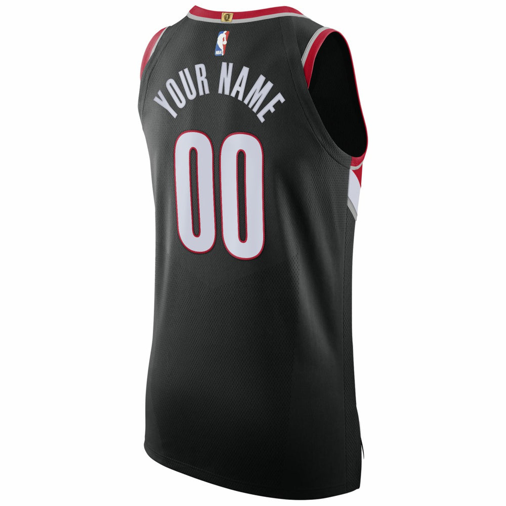Portland Trail Blazers 2020/21 Authentic Custom Jersey Black - Icon Edition