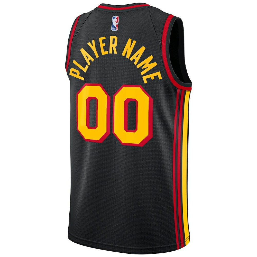 Atlanta Hawks Jordan Brand Swingman Custom Jersey - Statement Edition - Black outlet