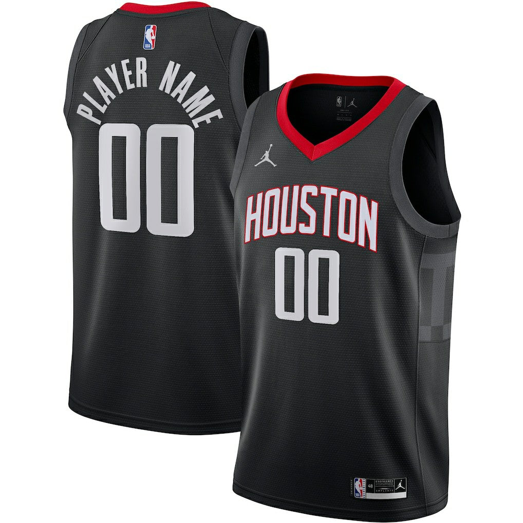Houston Rockets Jordan Brand Swingman Custom Jersey - Statement Edition - Black online