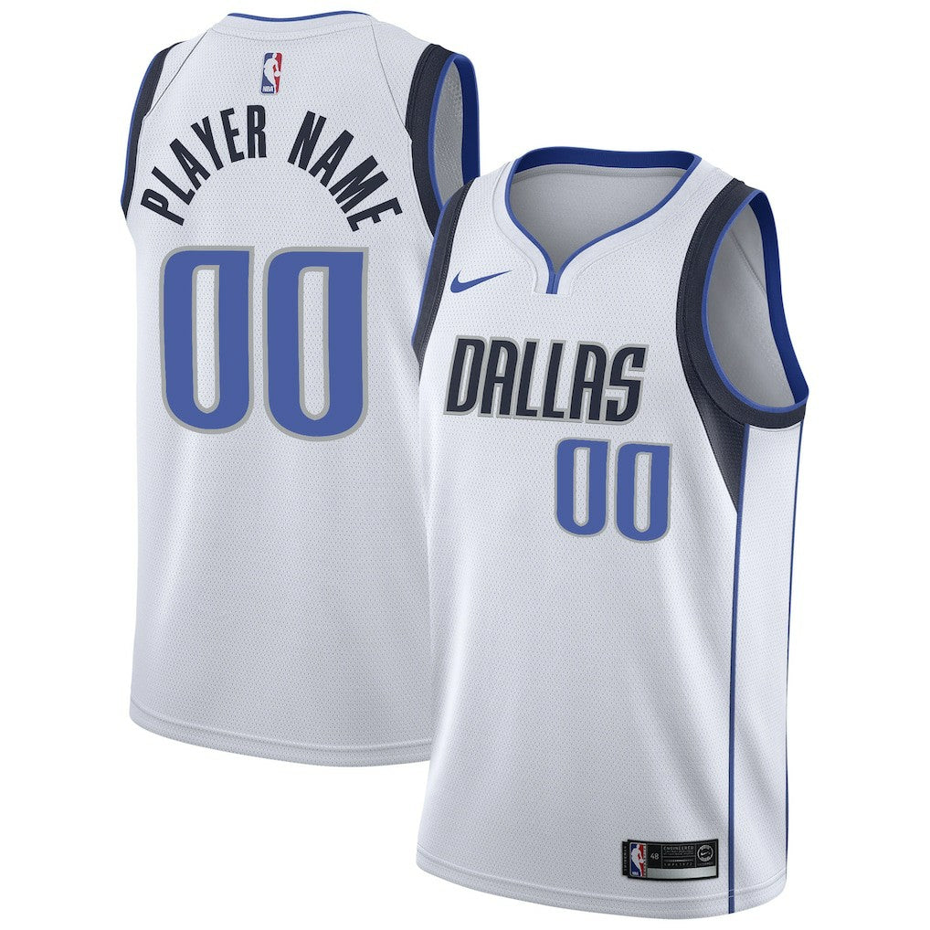 Dallas Mavericks 2020/21 Swingman Custom Jersey sale - Association Editi- White