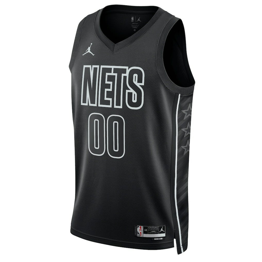 Brooklyn Nets Jordan Brand Unisex 2022/23 Swingman Custom Jersey - Statement Edition - Black shop