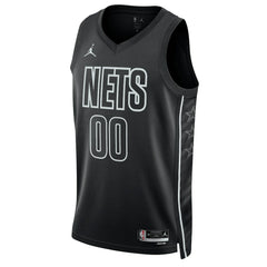 Brooklyn Nets Jordan Brand Unisex 2022/23 Swingman Custom Jersey - Statement Edition - Black shop