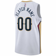 New Orleans Pelicans 2020/21 Swingman Custom Jersey - Association Edition - White