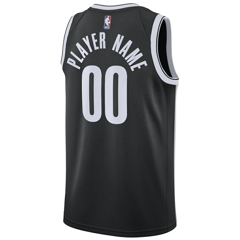 Brooklyn Nets 2020/21 Swingman Custom Jersey - Icon Edition - Black