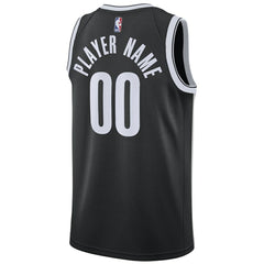 Brooklyn Nets 2020/21 Swingman Custom Jersey - Icon Edition - Black