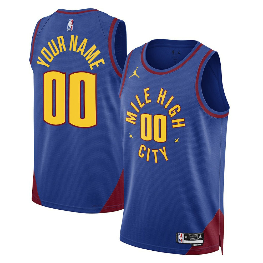 Denver Nuggets Jordan Brand Unisex 2022/23 Swingman Custom Jersey sale - Statement Editi- Blue cheap