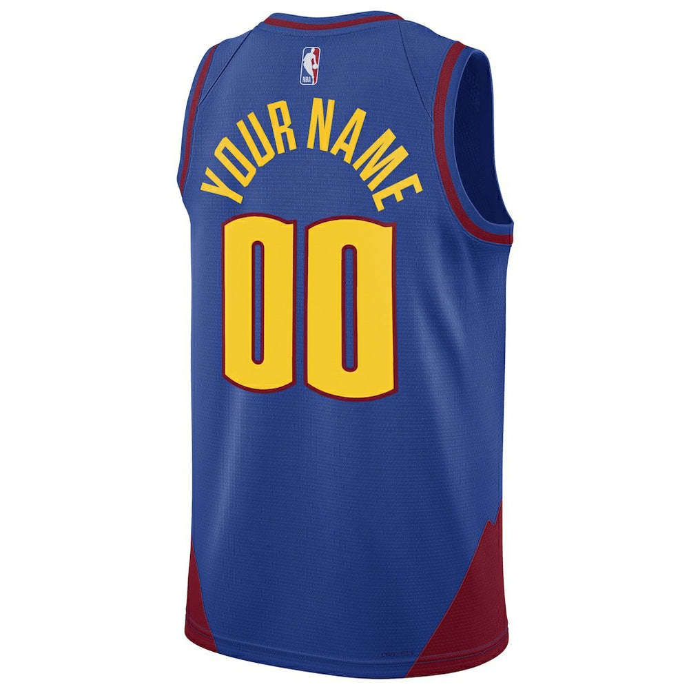 Denver Nuggets Jordan Brand Unisex 2022/23 Swingman Custom Jersey sale - Statement Editi- Blue cheap