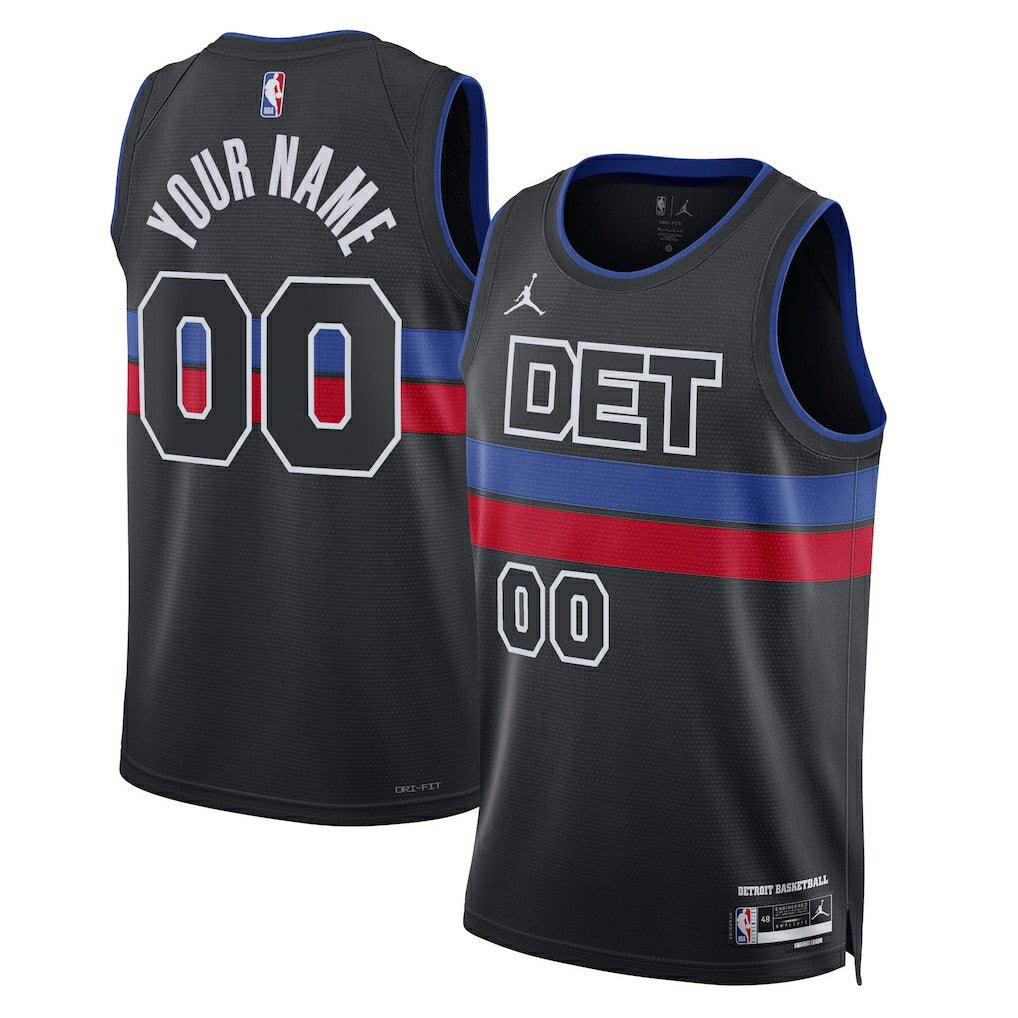 Detroit Pistons Jordan Brand Unisex 2022/23 Swingman Custom Jersey sale - Statement Editi- Blue for sale