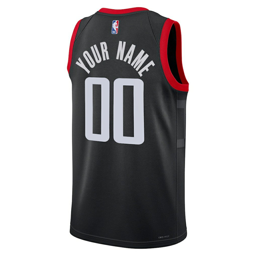 Houston Rockets Jordan Brand Unisex 2022/23 Swingman Custom Jersey - Statement Edition - Black outlet