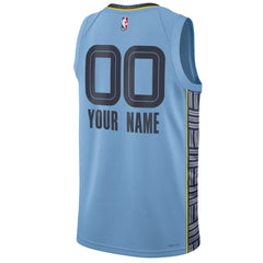 Memphis Grizzlies Jordan Brand Unisex 2022/23 Swingman Custom Jersey - Statement Edition - Blue sale