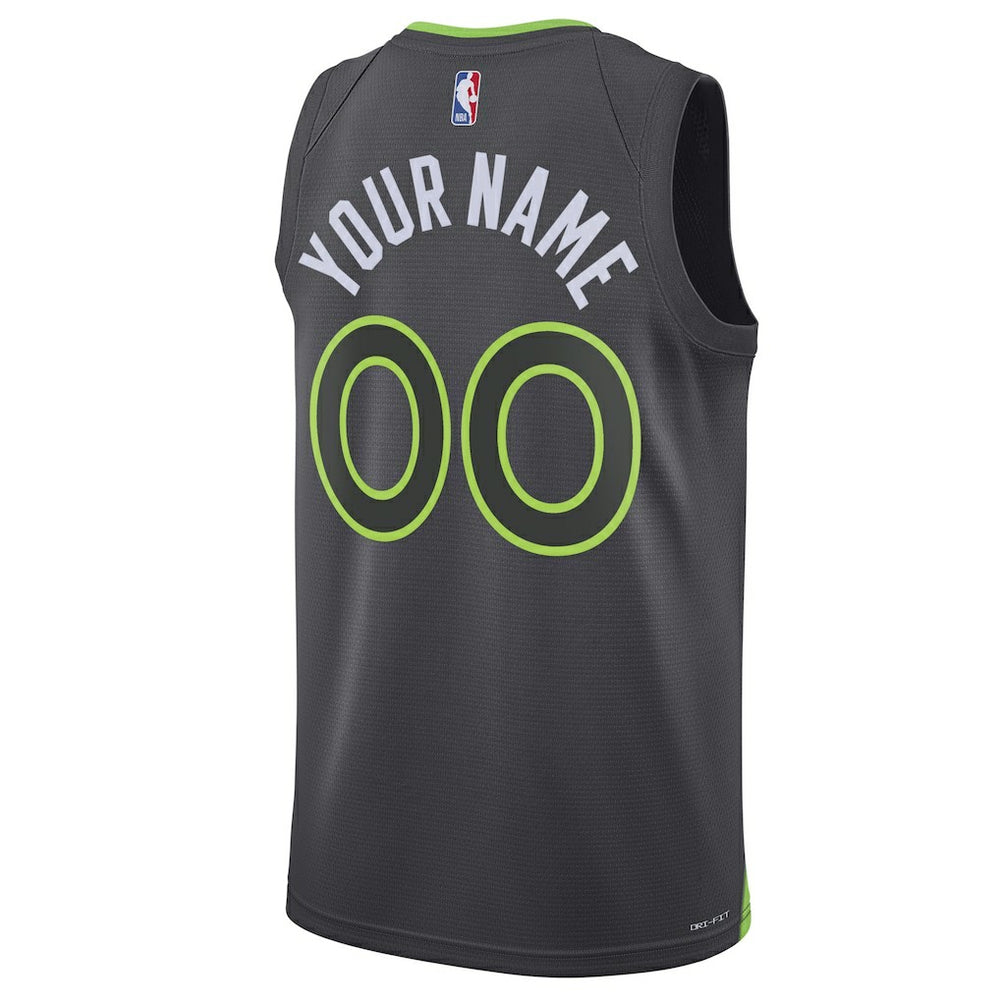 Minnesota Timberwolves Jordan Brand Unisex 2022/23 Swingman Custom Jersey - Statement Edition - Black outlet