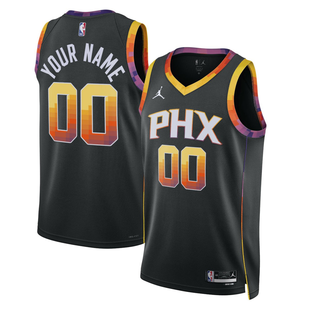 Phoenix Suns Jordan Brand Unisex 2022/23 Swingman Custom Jersey - Statement Edition - Black discount