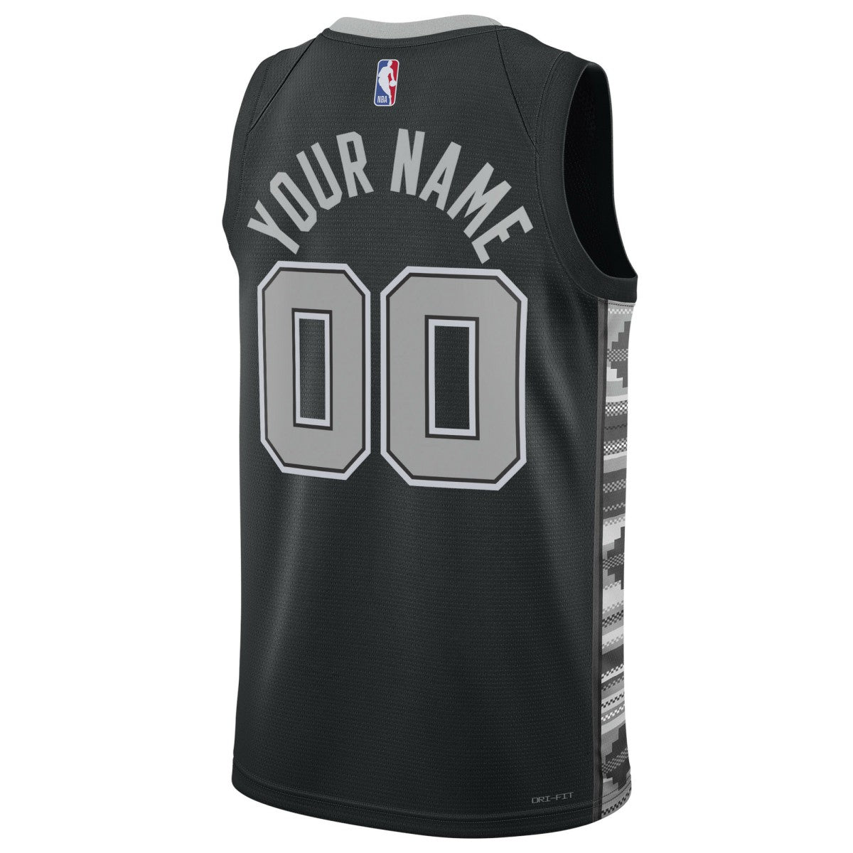 San Antonio Spurs Jordan Brand Unisex 2022/23 Swingman Custom Jersey - Statement Edition - Black online
