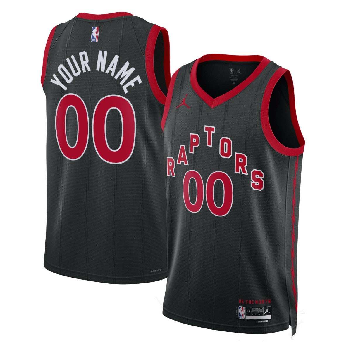 Toronto Raptors Jordan Brand Unisex 2022/23 Swingman Custom Jersey - Statement Edition - Black cheap
