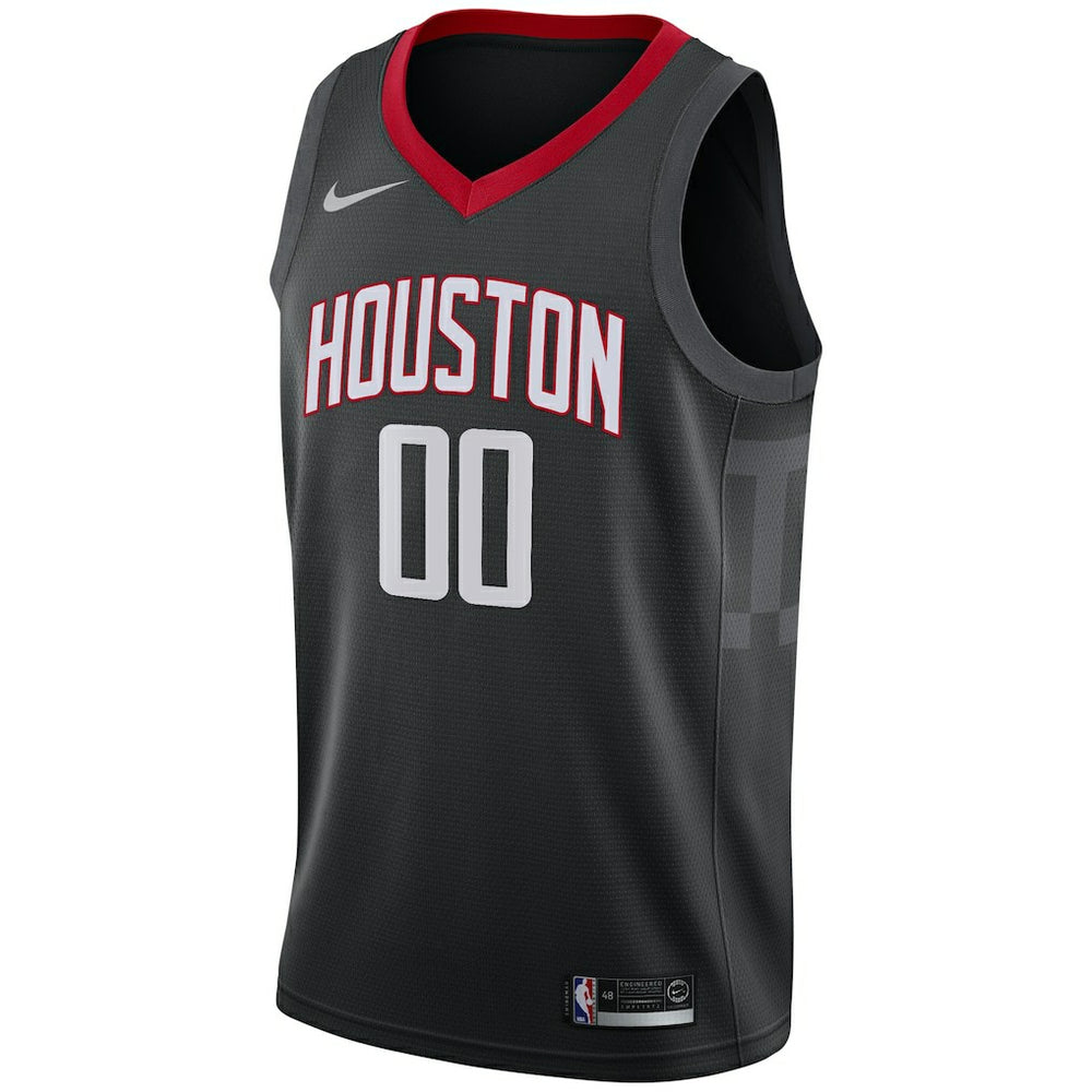 Houston Rockets Swingman Custom Jersey Black - Statement Edition