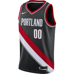 Portland Trail Blazers Swingman Custom Jersey Black - Icon Edition