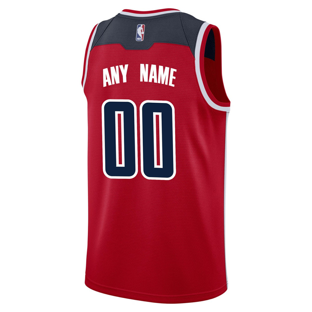 Washington Wizards Swingman Custom Jersey Red - Icon Edition