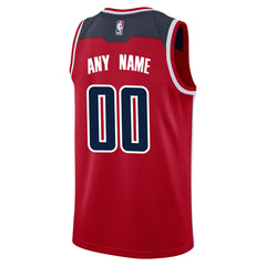 Washington Wizards Swingman Custom Jersey Red - Icon Edition