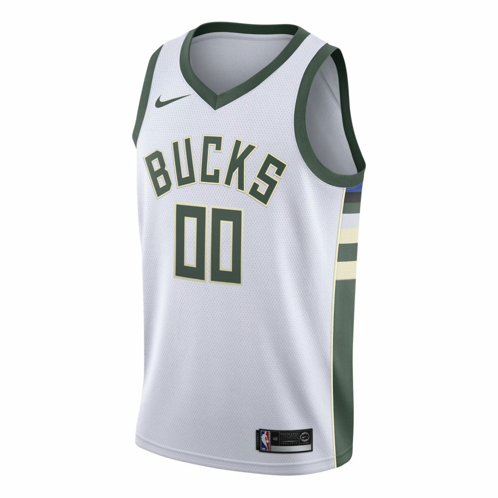 Milwaukee Bucks Swingman Custom Jersey White - Association Edition