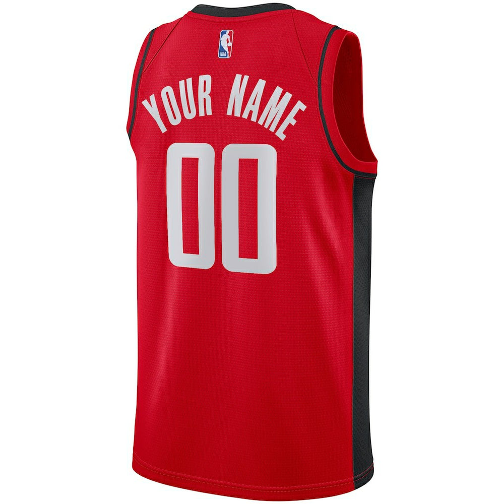 Houston Rockets Custom Swingman Jersey - Icon Edition - Red