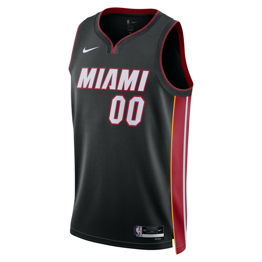 Miami Heat Unisex Swingman Custom Jersey Black - Icon Edition