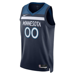 Minnesota Timberwolves Unisex Swingman Custom Jersey Navy - Icon Edition