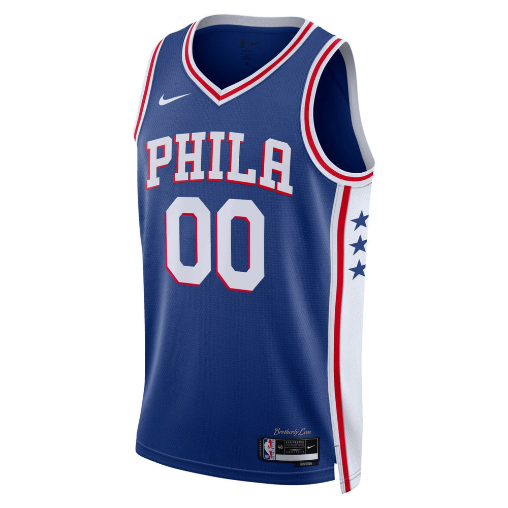 Philadelphia 76ers Unisex 2022/23 Swingman Custom Jersey Royal - Icon Edition