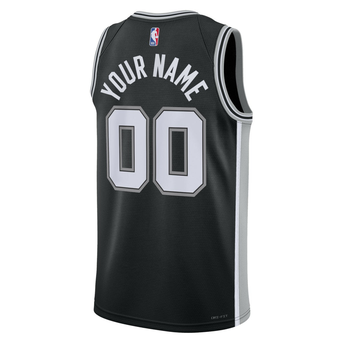 San Antonio Spurs Unisex Swingman Custom Jersey Black - Icon Edition