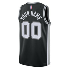 San Antonio Spurs Unisex Swingman Custom Jersey Black - Icon Edition