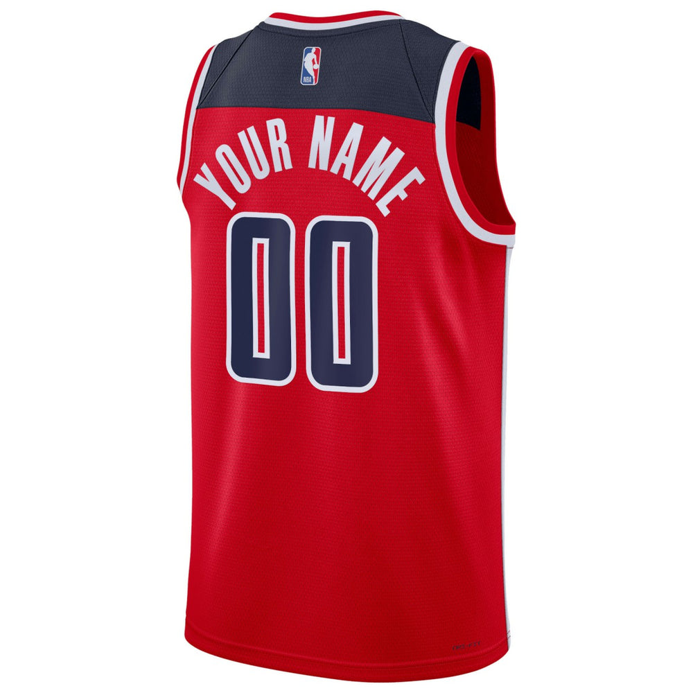 Washington Wizards Unisex Swingman Custom Jersey Red - Icon Edition