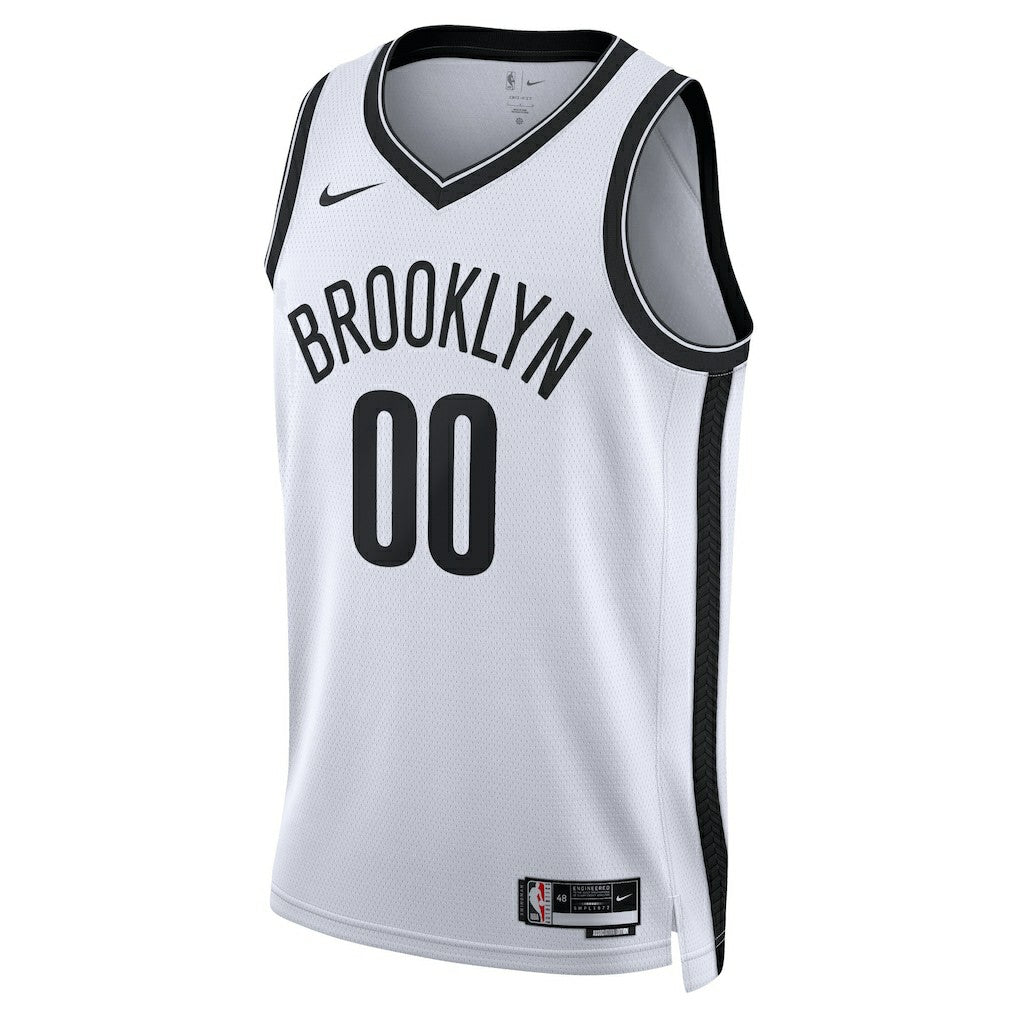 Brooklyn Nets Unisex Swingman Custom Jersey White - Association Edition