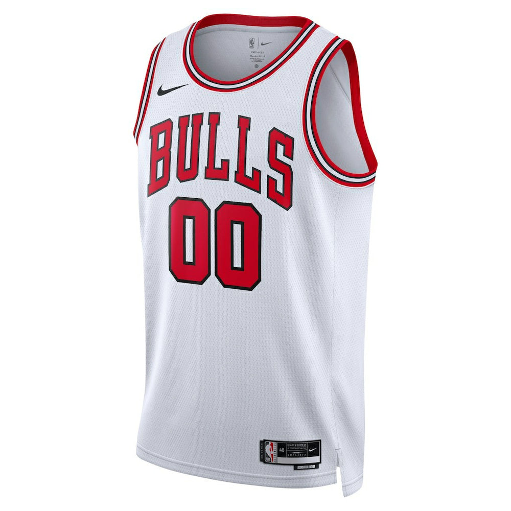 Chicago Bulls Unisex Swingman Custom Jersey White - Association Edition
