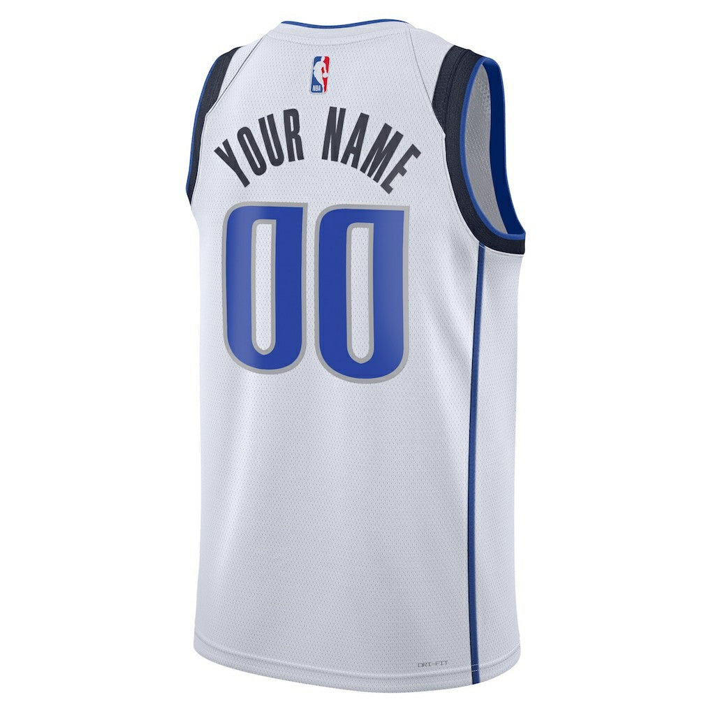 Dallas Mavericks Unisex Swingman Custom Jersey White sale - Association Edition