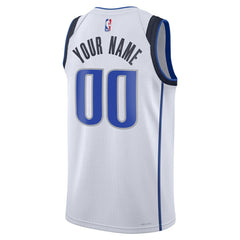 Dallas Mavericks Unisex Swingman Custom Jersey White sale - Association Edition