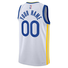 Golden State Warriors Unisex Swingman Custom Jersey White sale - Association Edition