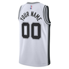 San Antonio Spurs Unisex Swingman Custom Jersey White - Association Edition