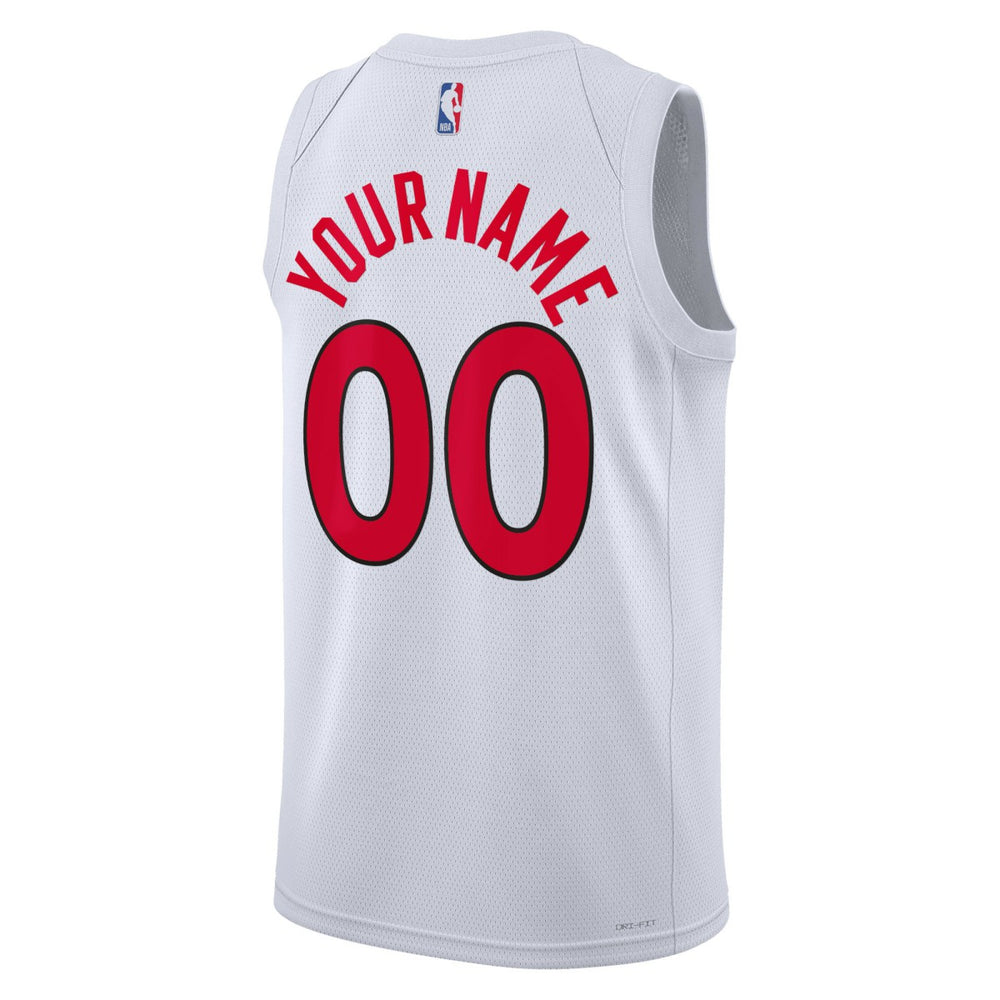 Toronto Raptors Unisex Swingman Custom Jersey White - Association Edition