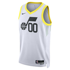 Utah Jazz Unisex Swingman Custom Jersey White - Association Edition