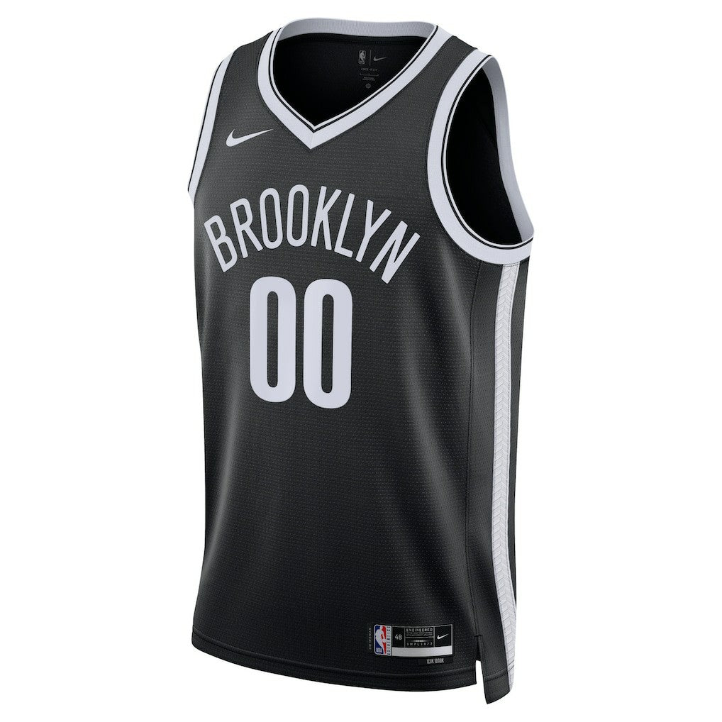 Brooklyn Nets Unisex Swingman Custom Jersey Black - Icon Edition