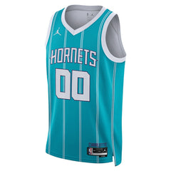 Charlotte Hornets Jordan Brand Unisex Swingman Custom Jersey Teal - Icon Edition discount