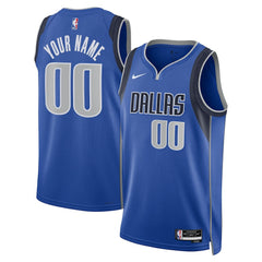 Dallas Mavericks Unisex Swingman Custom Jersey Blue sale - Icon Edition