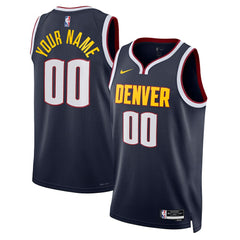 Denver Nuggets Unisex Swingman Custom Jersey Navy sale - Icon Edition